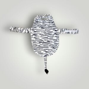 Zebra dog halloween costume clothes size L